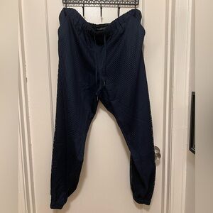 Wildfang net/mesh joggers - navy blue - X-Large. NWT.